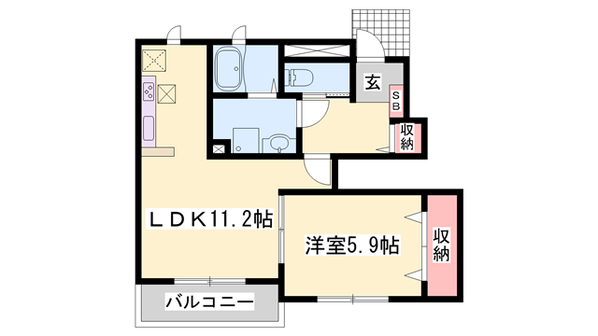 ライラック グレースの物件間取画像